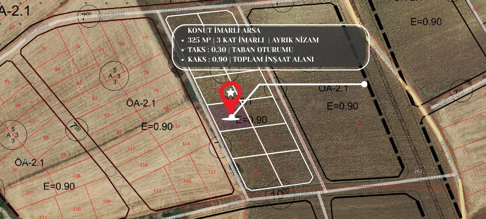 Projelik Arsalar | Toplu Alıma Uygun Yatırım Fırsatı | 1380M² | Kumbağ Mah.